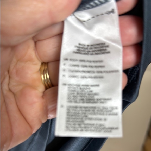 Adidas Climalite Blue w/Black Stripes Short Sleeve Tee. Size Large. Lightweight - Picture 4 of 6